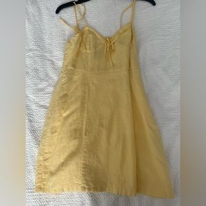 Yellow maxi dress